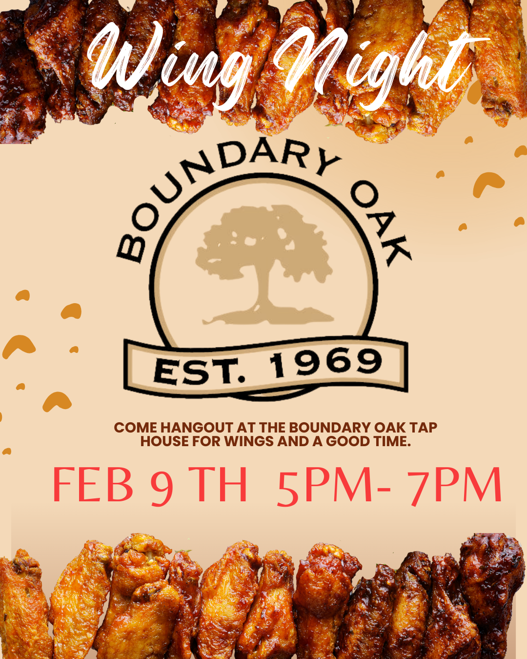 Boundary Oak Wing Night Social 1080 x 1350 px